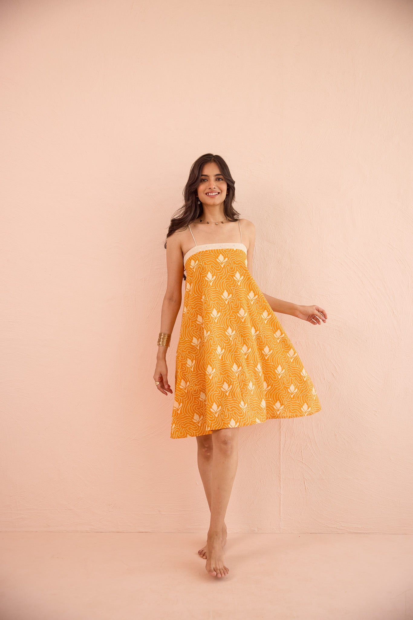 Warm Sand Mini Dress