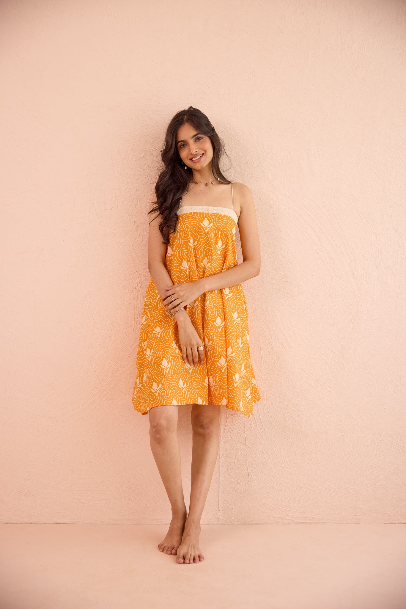 Warm Sand Mini Dress