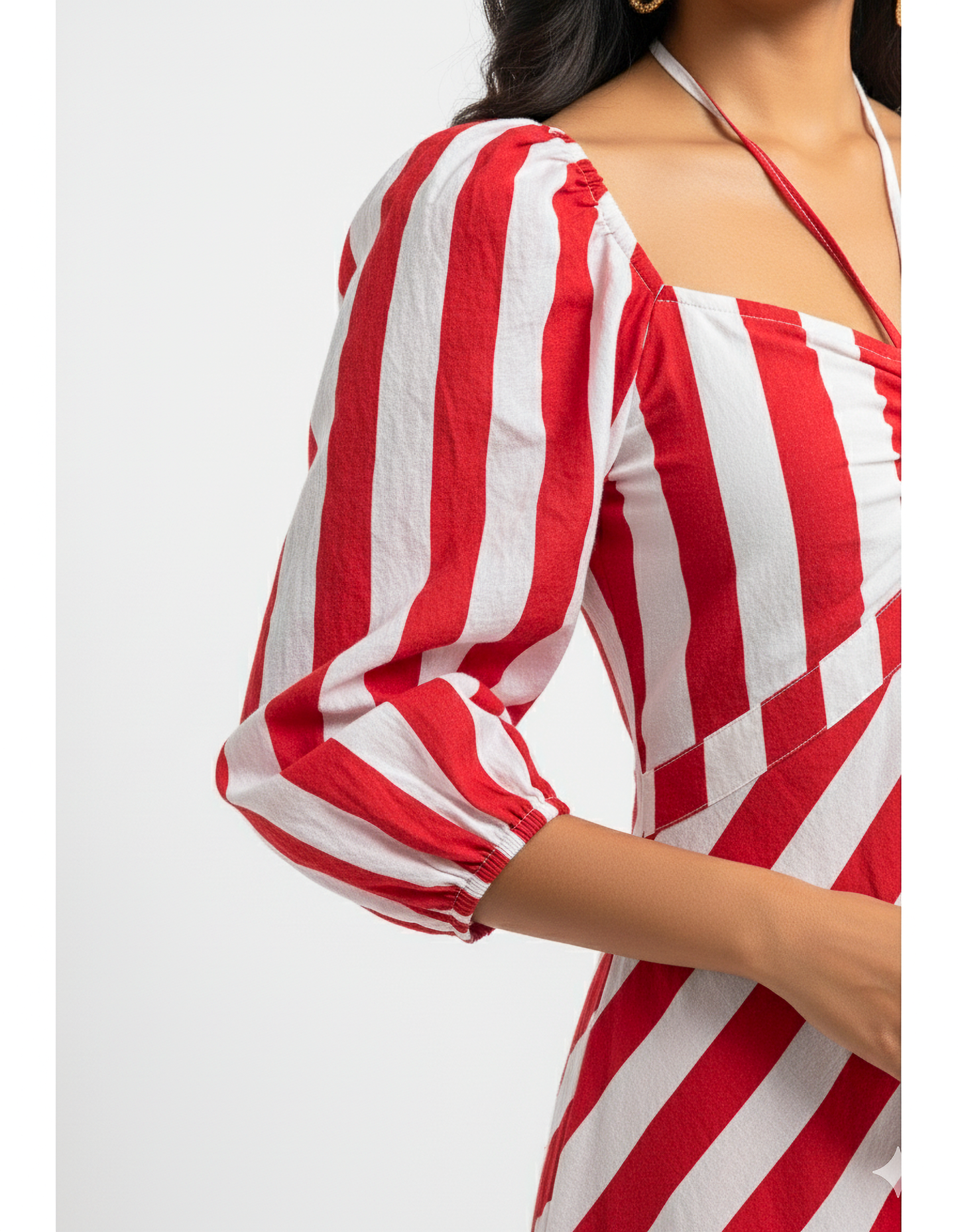 Scarlett Stripe Midi Dress