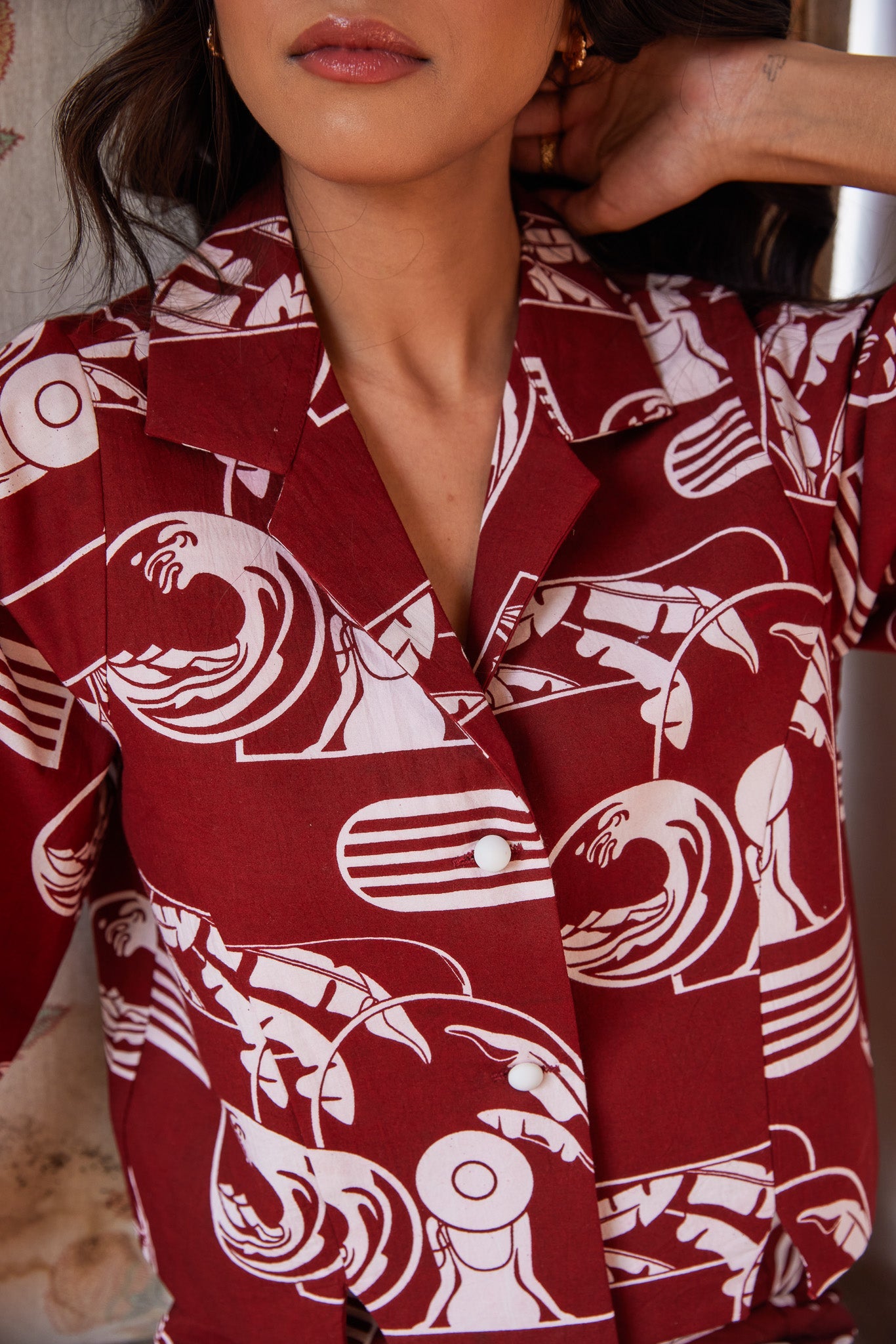 Maatti Skirt slit Co-ord Set